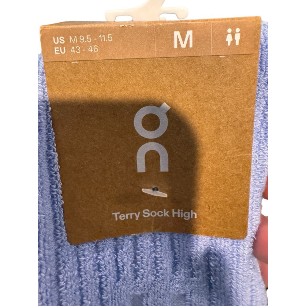 Women's On Light Blue Terry Sock High medium - Picture 3 of 3